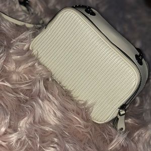 Cream small cross over bag